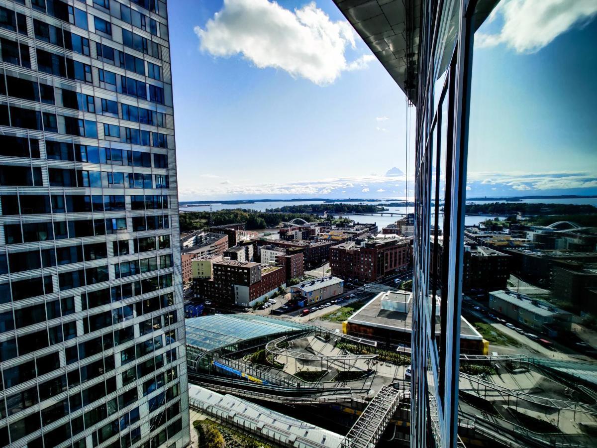 18Th Floor Helsinki High Point 1 Bdr Apartment With City View - Free Garage Parking Dış mekan fotoğraf