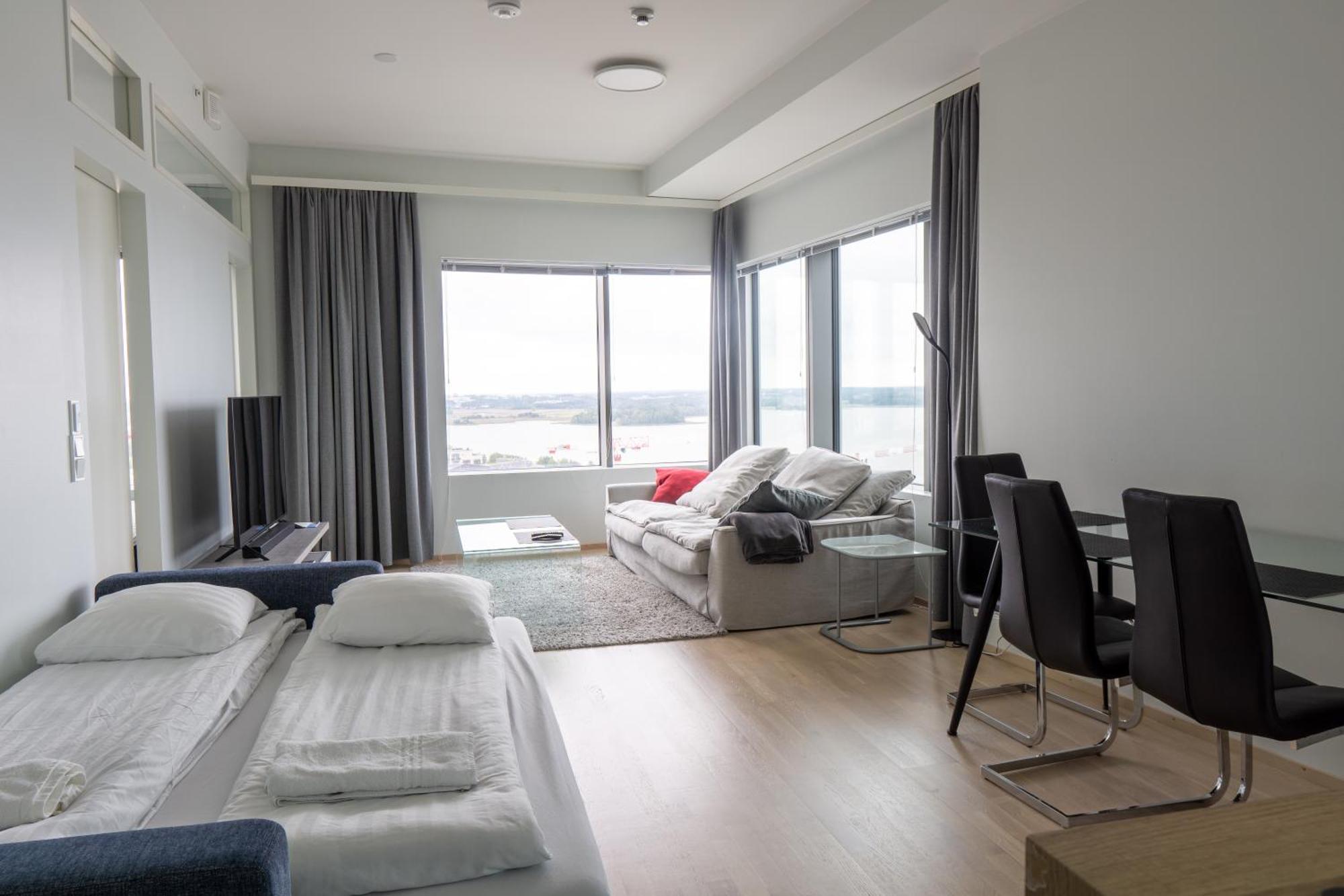 18Th Floor Helsinki High Point 1 Bdr Apartment With City View - Free Garage Parking Dış mekan fotoğraf