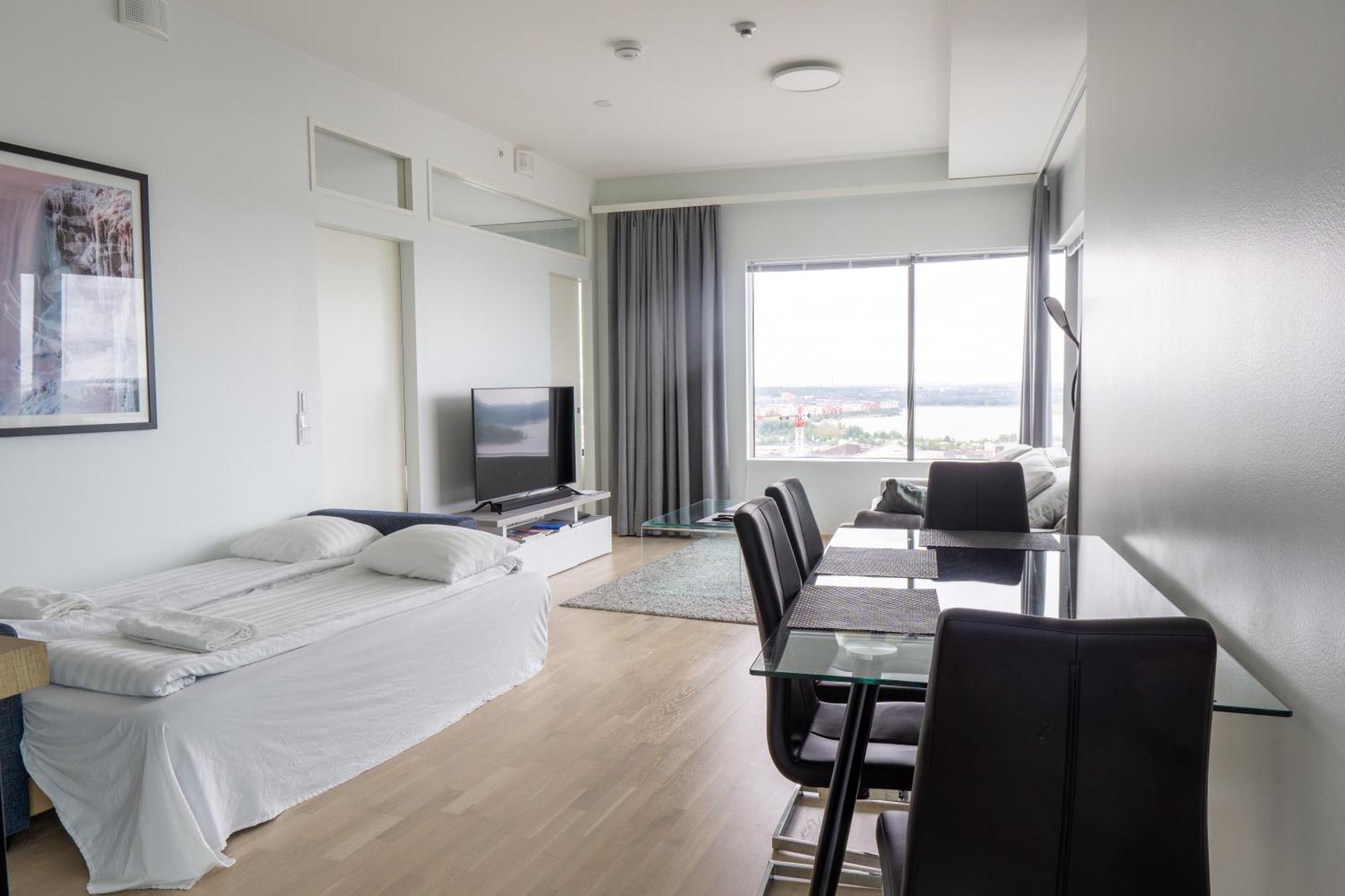 18Th Floor Helsinki High Point 1 Bdr Apartment With City View - Free Garage Parking Dış mekan fotoğraf